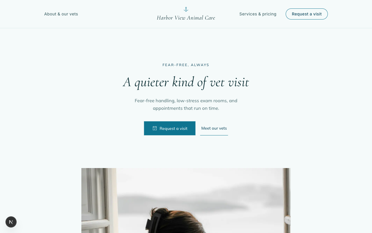 Harbor View Animal Care desktop preview